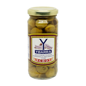 Azeitona Verde Recheada com Anchova Ybarra (240g)