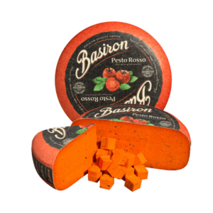 Queijo Gouda ao Pesto Vermelho Basiron 300g