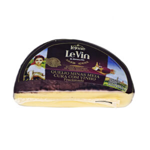 Queijo Minas meia cura com vinho Lejane (metade)